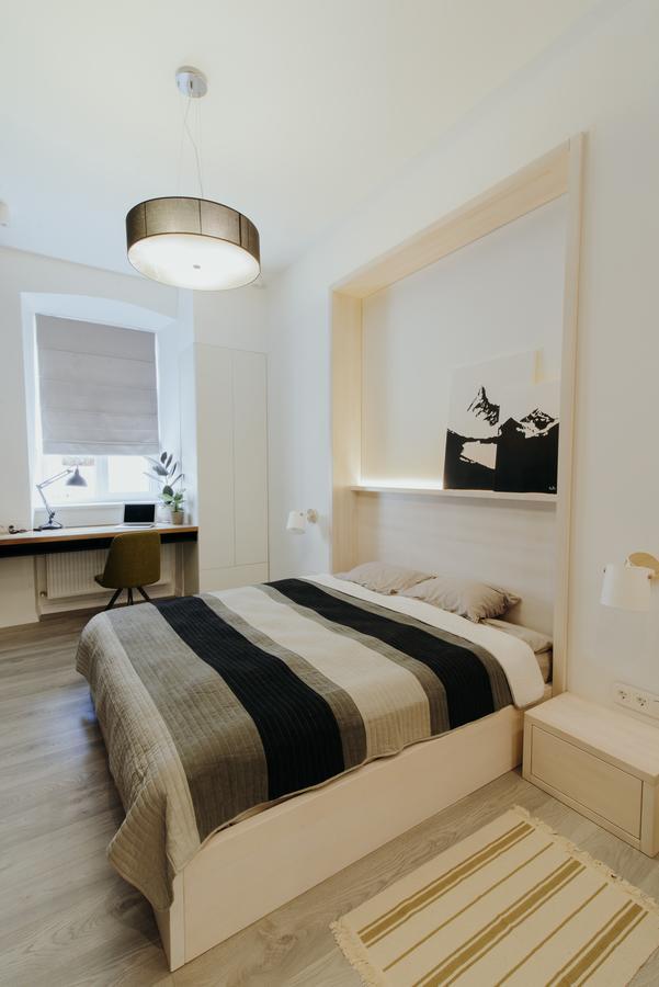 Apartment On Lesi Ukrainky Leopoli Esterno foto